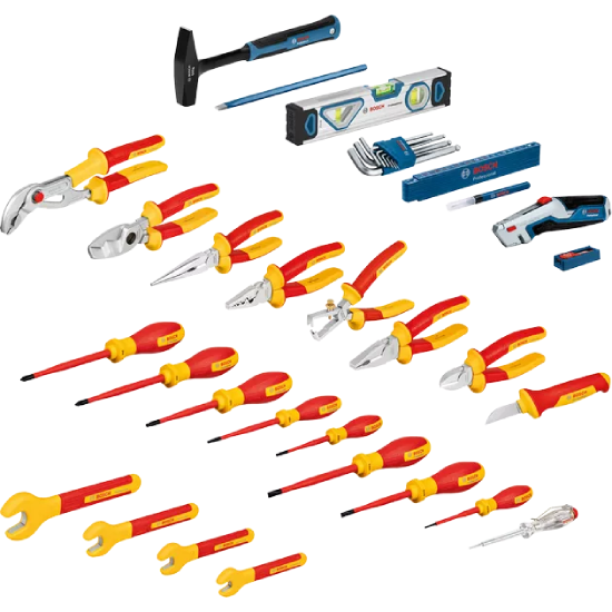 Mala para eletricista com 37 peças Professional BOSCH