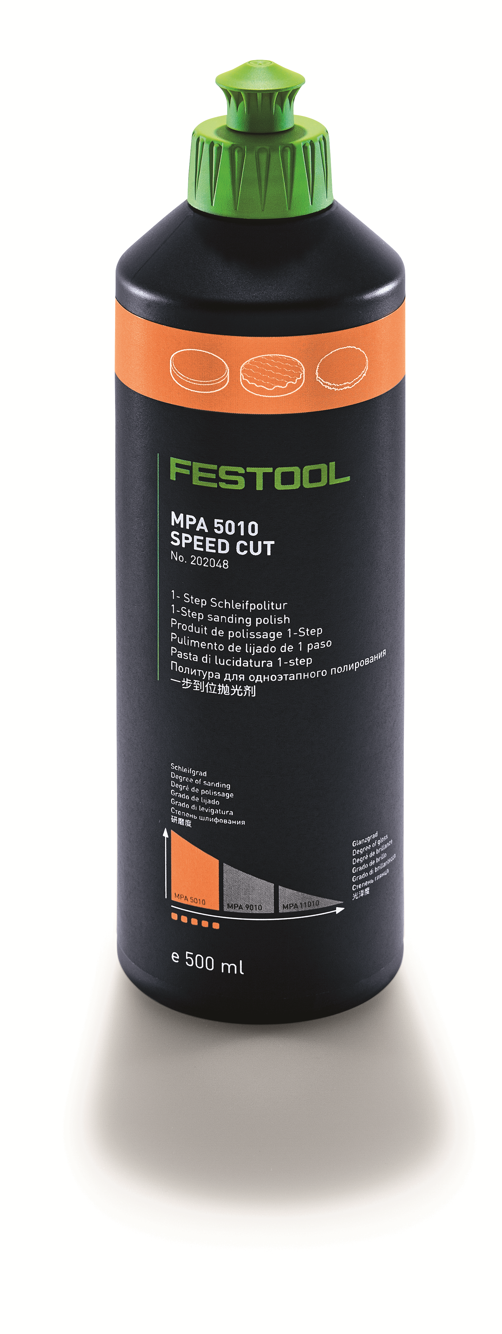 Produto para polimento MPA 5010 OR/0,5L FESTOOL (202048)
