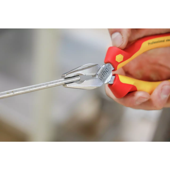 Alicate universal elétrico profissional DynamicJoint e OptiGrip 200MM (26714) - WIHA