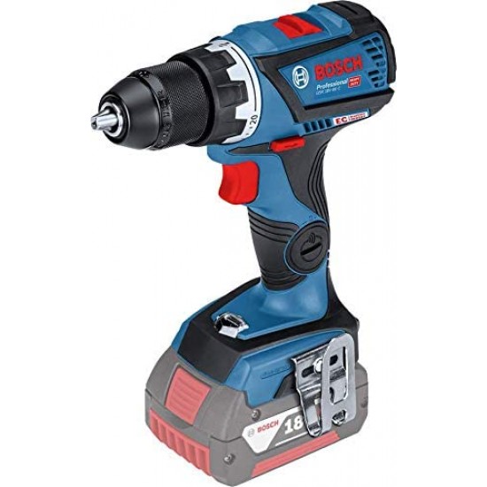 APARAFUSADORA BOSCH - GSR 18V-60 C (2 x 5,0Ah; GAL 18V-40; L) 