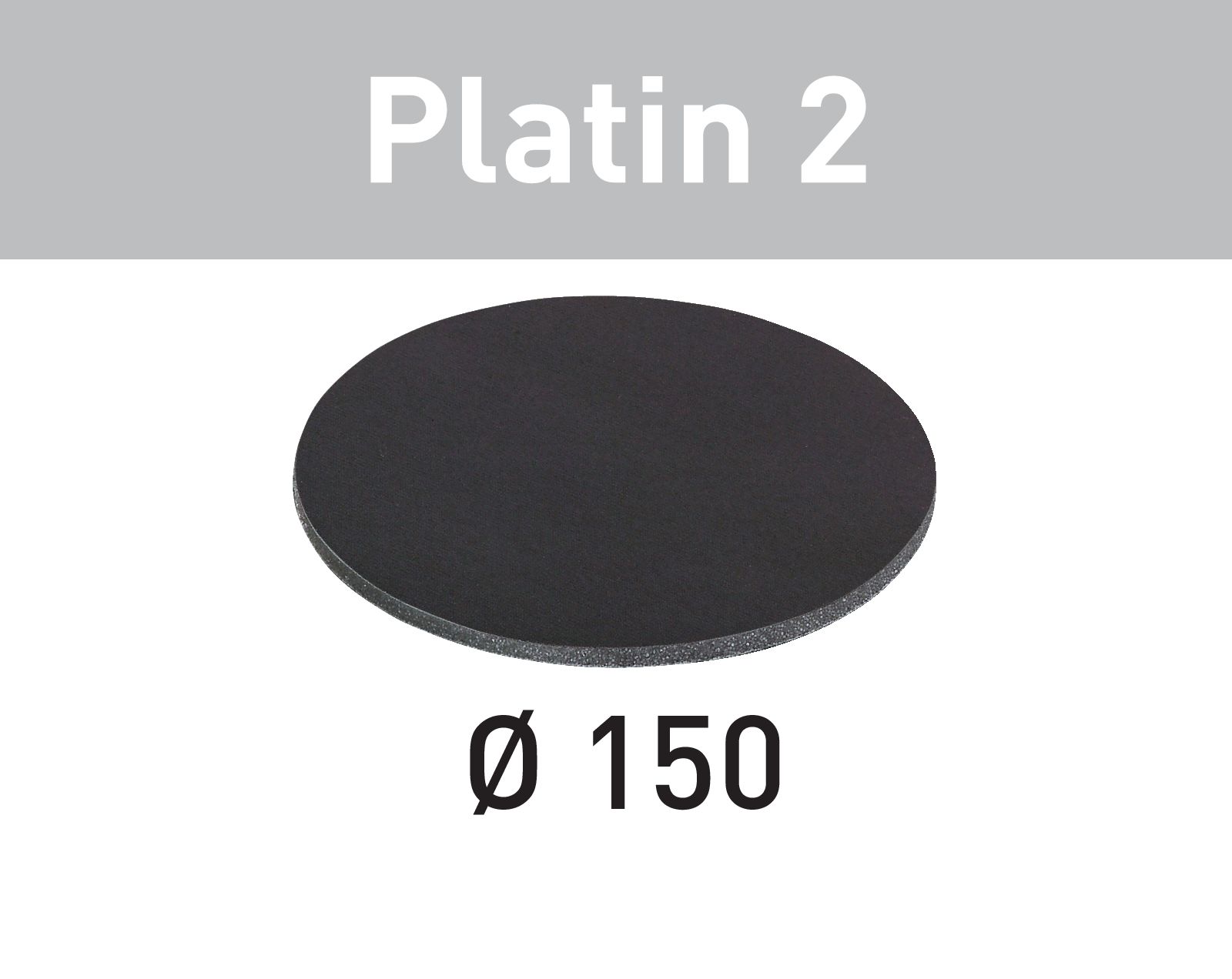 Discos de Lixa Platin 2 D150 S2000 PL/15 FESTOOL (492371)