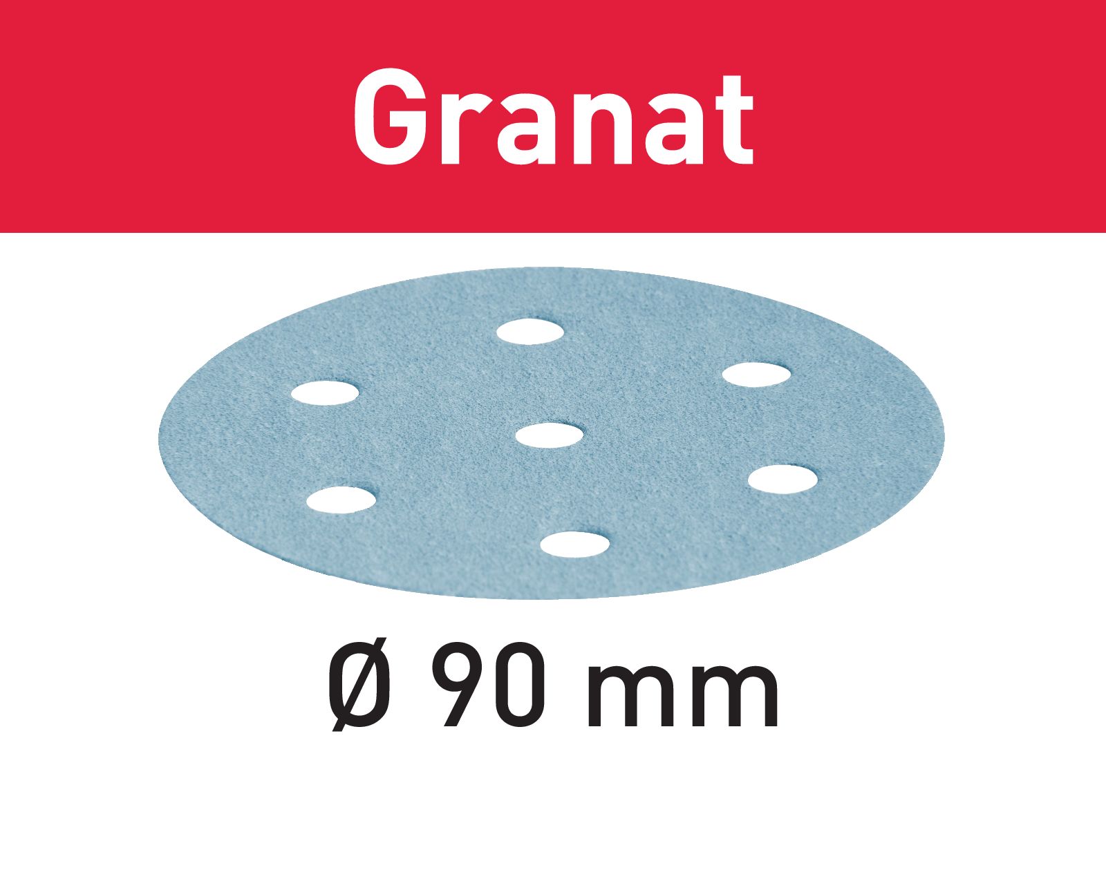 Discos de Lixa Granat D90 P220 GR/100 FESTOOL (497370)