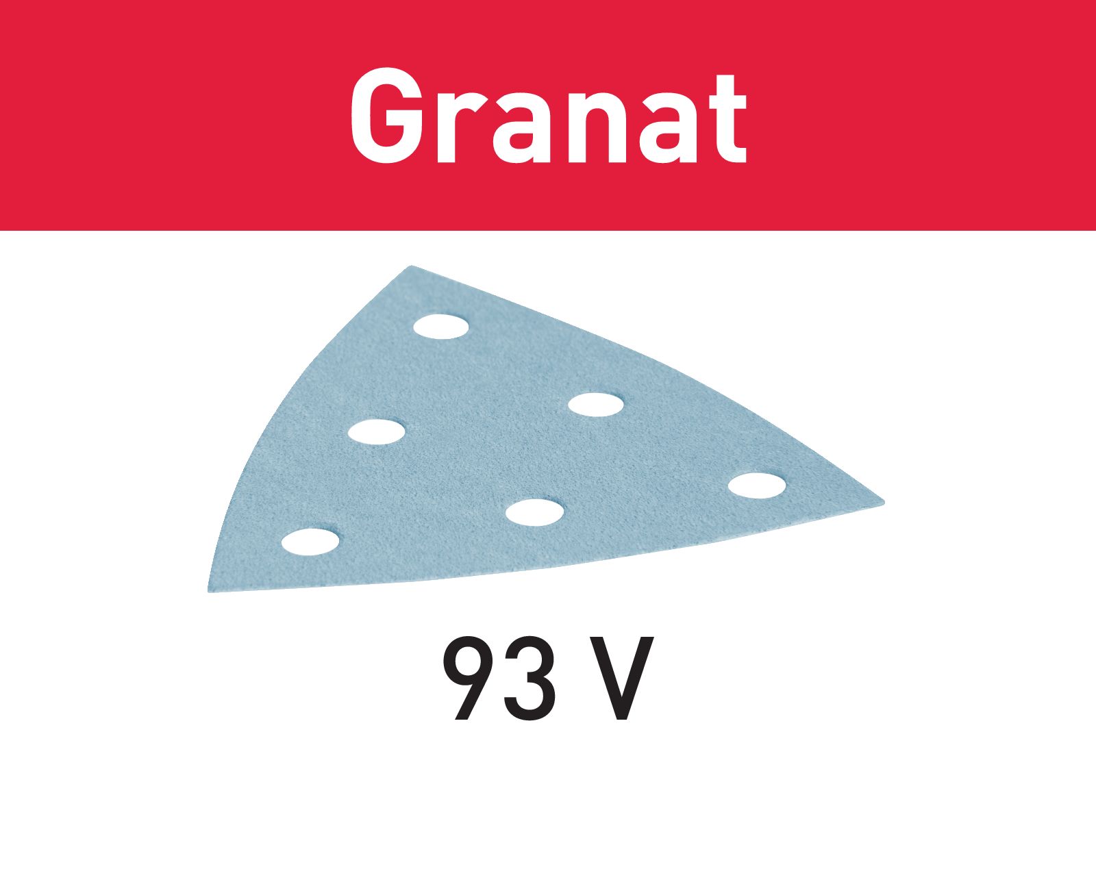Folha de Lixa Granat V93 P320 GR/100 FESTOOL (497399)