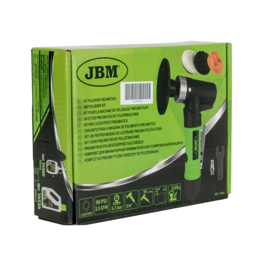 JBM - CONJUNTO PARA A MÁQUINA DE POLIMENTO PNEUMÁTICA 3"