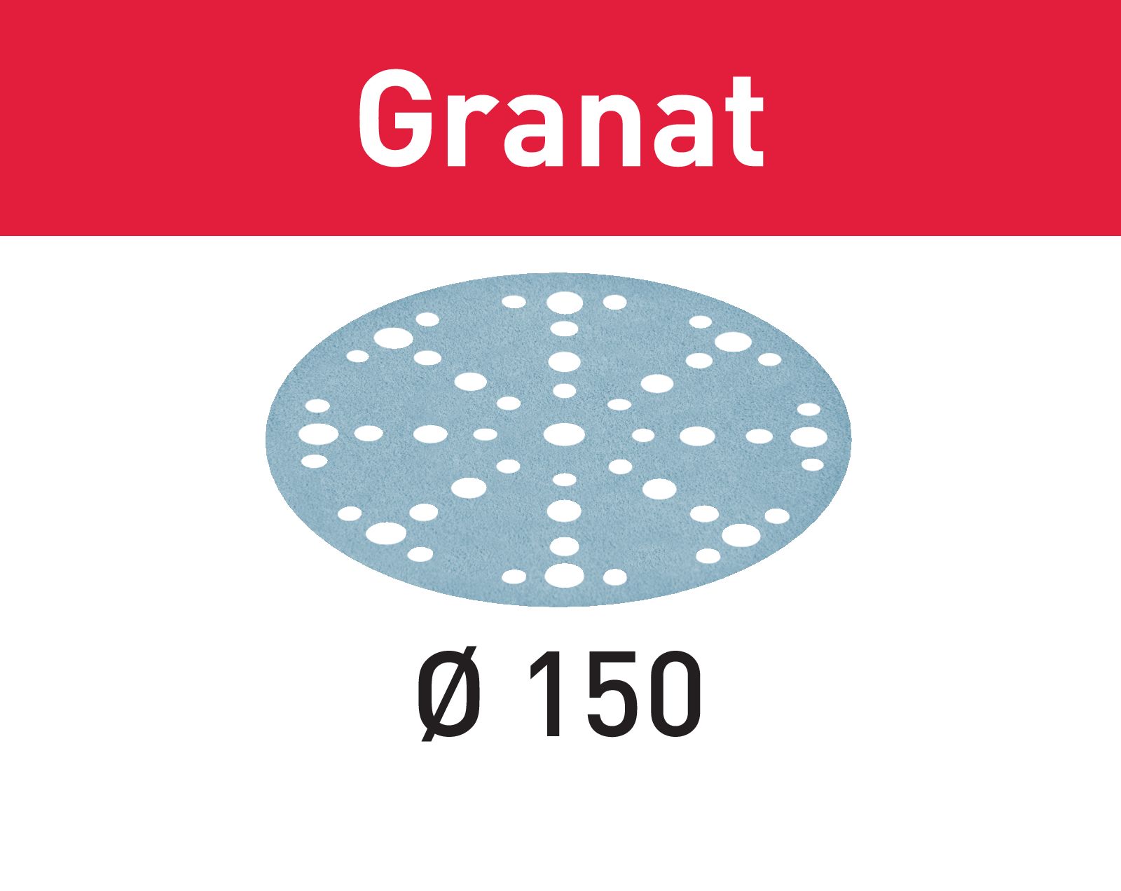 Discos de Lixa Granat D150 P1200 GR/50 FESTOOL (575176)