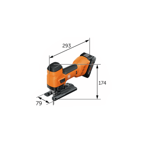 SERRA TICO-TICO F-IRON JIG 26 AS - FEIN