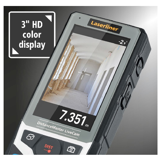MEDIDOR LASER - DISTANCEMASTER LIVECAM (LASERLINE 080.985A)