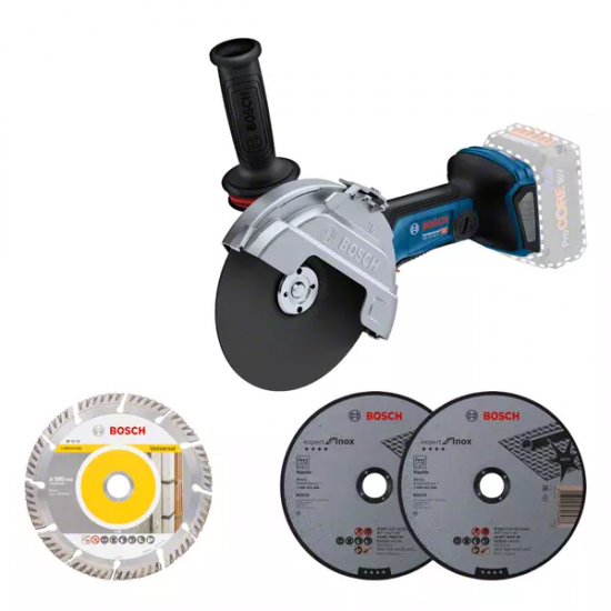 REBARBADORA BOSCH GWS 18V-180 PC PROFESSIONAL