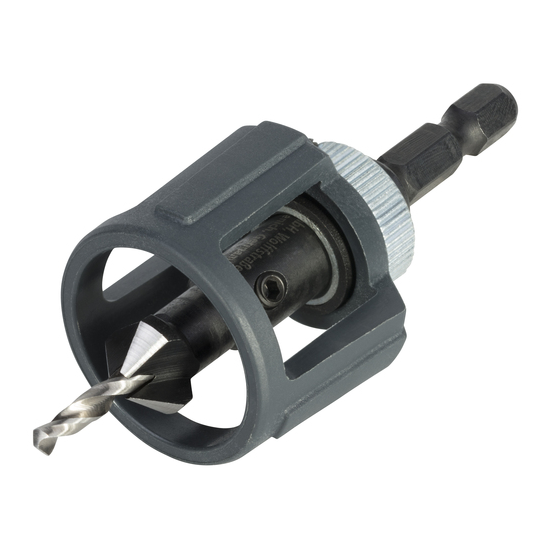Marcador de furo com fresa cónica 4392 WOLFCRAFT