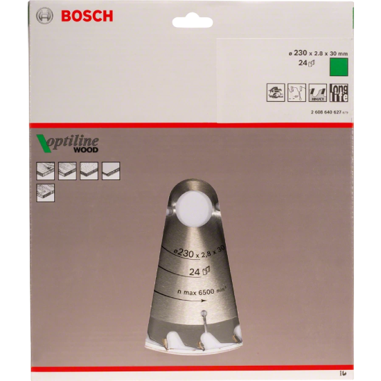 DISCOS DE SERRA CIRCULAR OP WO (24D) - 230X2,8X30 BOSCH