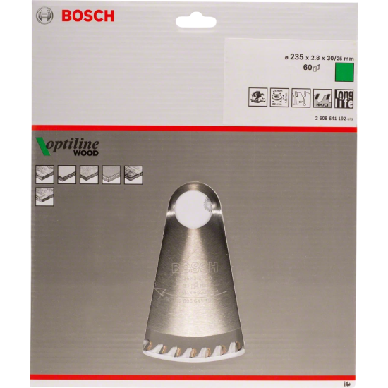 DISCOS DE SERRA CIRCULAR OP WO (60D) - 235X2,8X30 BOSCH