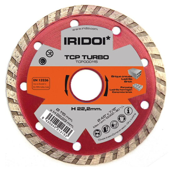 Discos IRIDOI - TCP TURBO 115X7