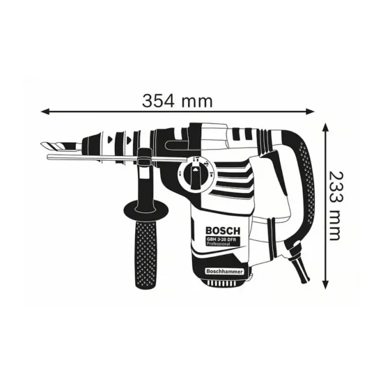Martelo SDS-plus Bosch GBH 3000 Professional