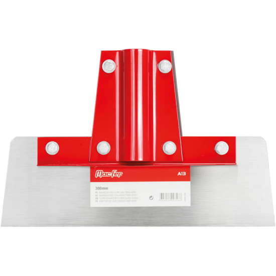 Raspador chão c/ cabo fibra A13 200mm 007.0047 MACFER