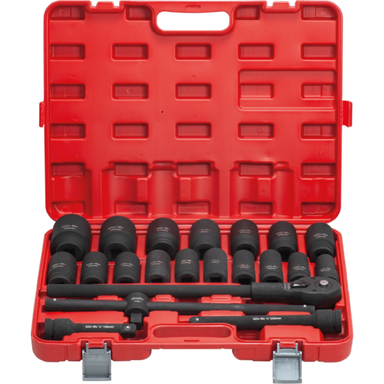 Jogo chaves caixa Cr-Mo impacto SS-5021 3/4" 21pçs 193.0030