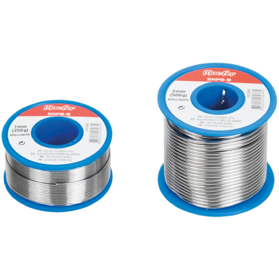 Solda estanho (fio) SNPB-B 40Sn/60Pb 2mm (200g) 180.0084 MACFER