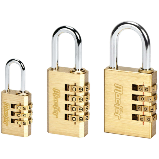 Cadeado argola normal latão com segredo 2005-30-BL 30mm 150.0036 MACFER