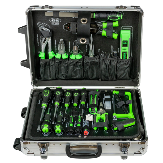 Mala de Ferramentas de Alumínio c/ 159 Peças JBM 53159