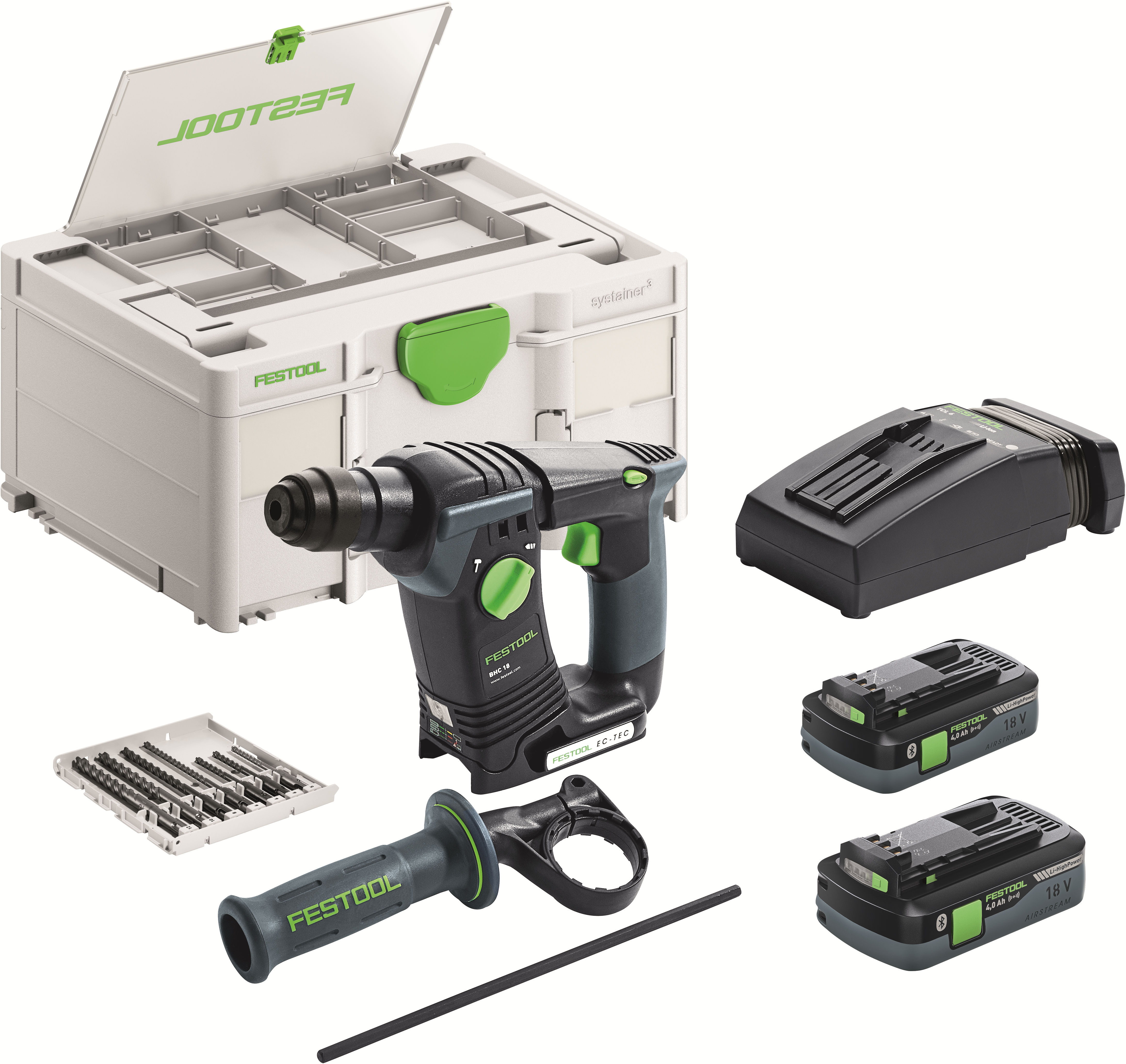 Martelo de perfuração a bateria FESTOOL BHC 18 HPC 4,0 I-Plus (577602)