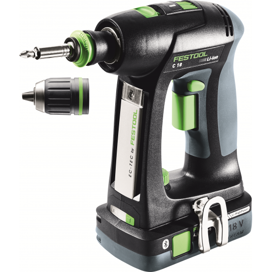 Aparafusadora de bateria FESTOOL C 18 HPC 4,0 I-Plus (576435)