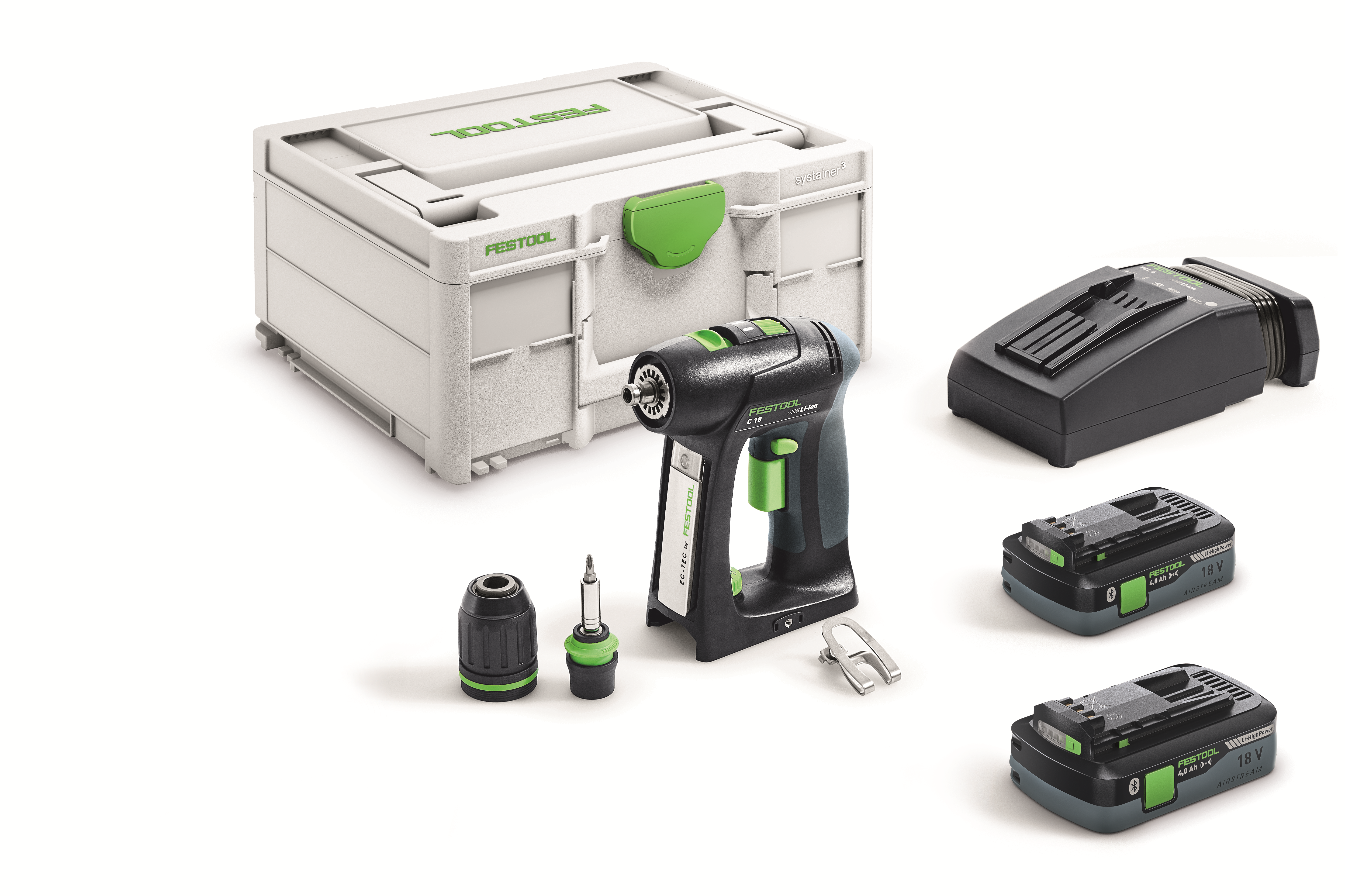 Aparafusadora de bateria FESTOOL C 18 HPC 4,0 I-Plus (576435)