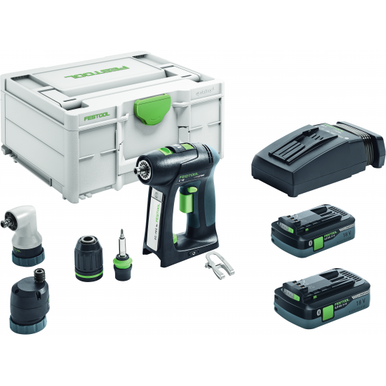 Aparafusadora de bateria - FESTOOL - C 18 HPC 4,0 I-Set (577617)