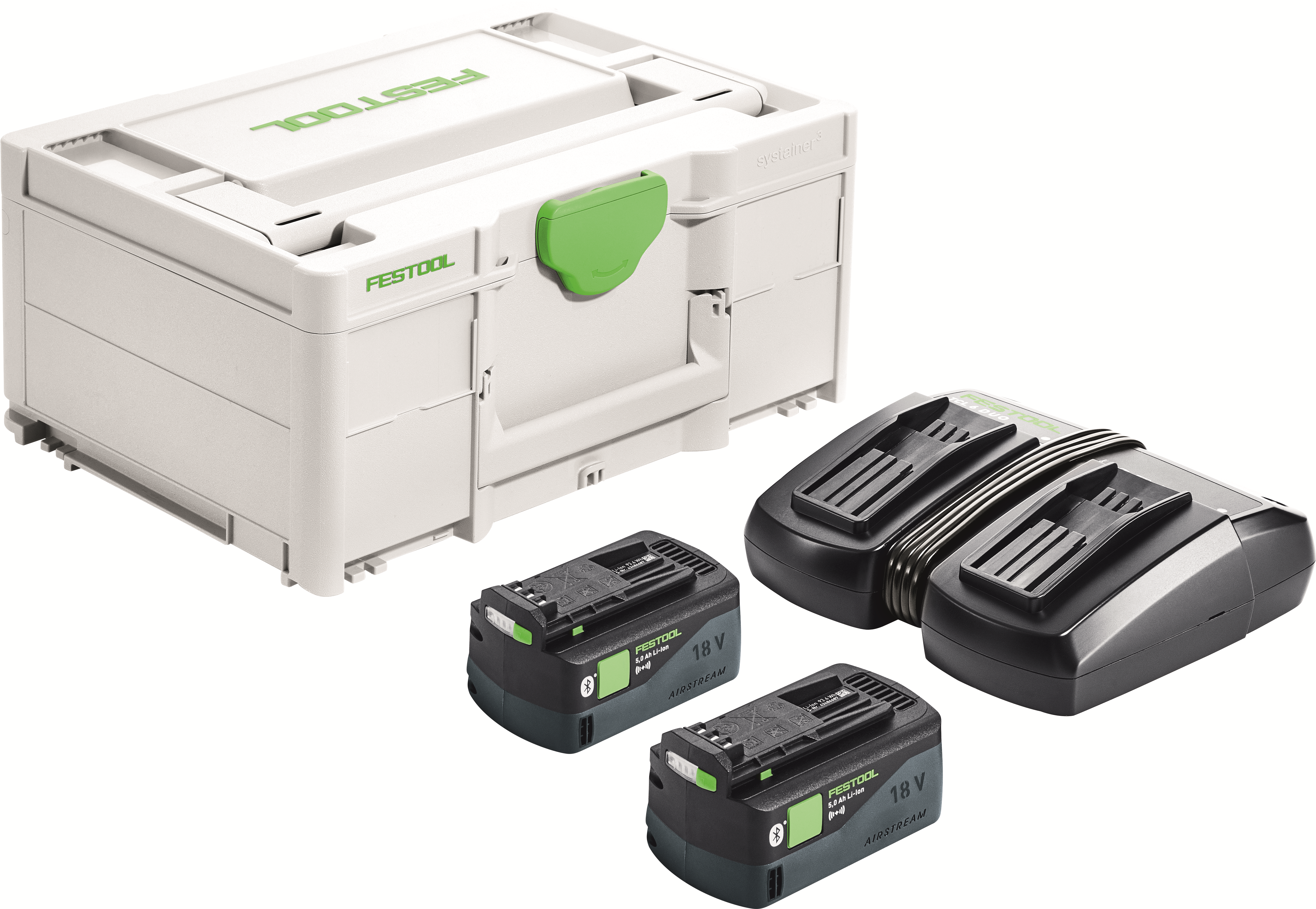 Kit de energia FESTOOL SYS 18V 2x5,0/TCL 6 DUO (577707)