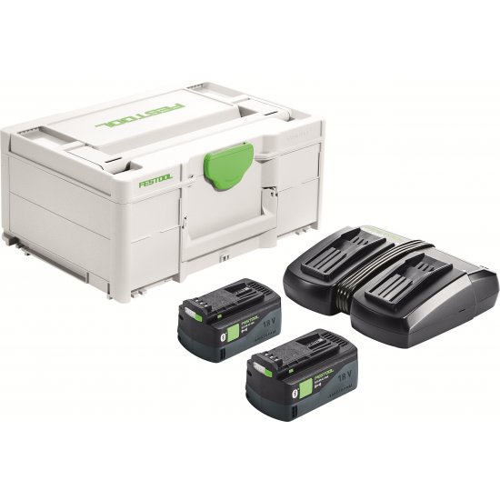 Kit de energia FESTOOL SYS 18V 2x5,0/TCL 6 DUO (577707)