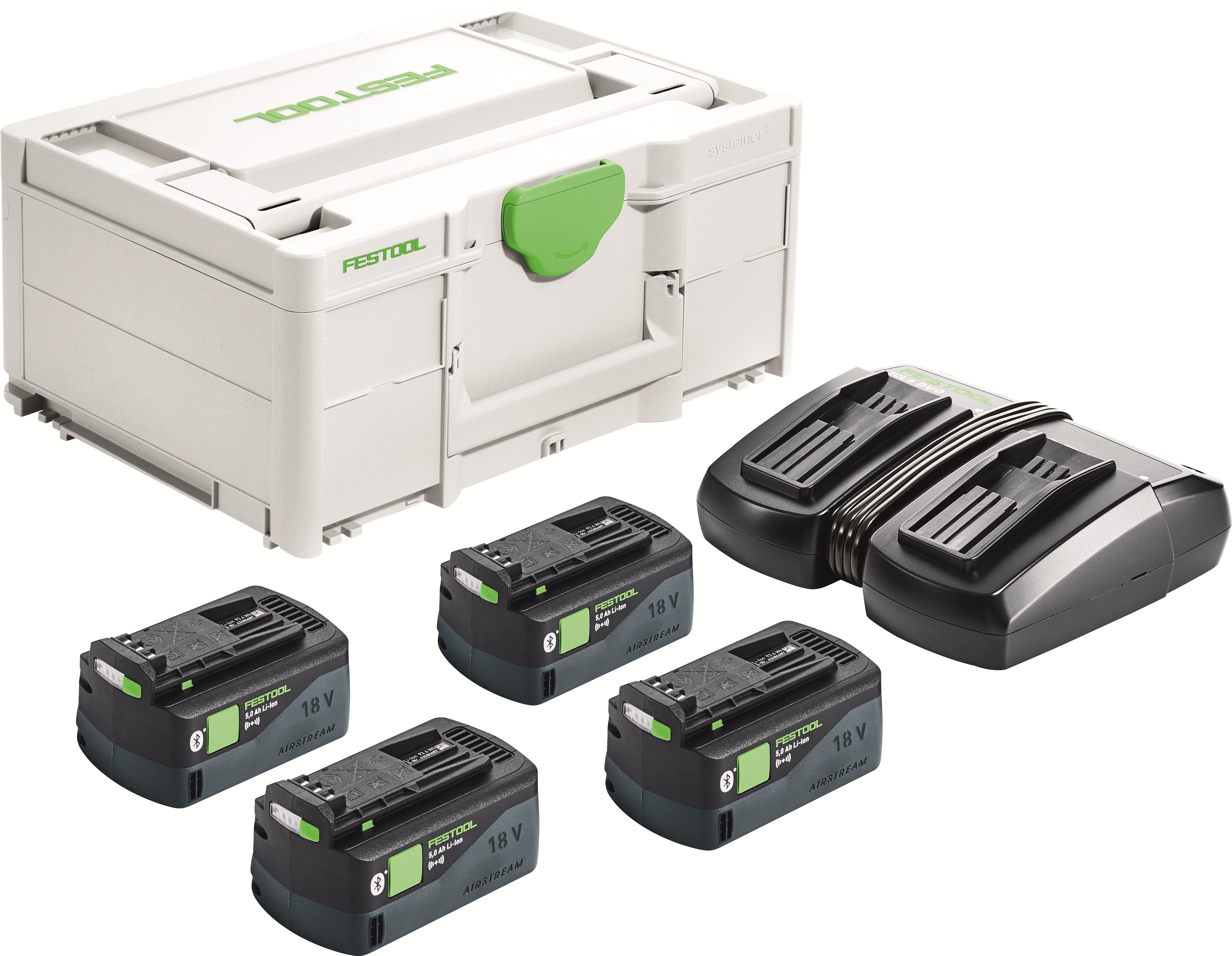 Kit de energia FESTOOL SYS 18V 4x5,0/TCL 6 DUO (577709)