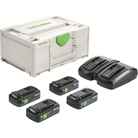 Kit de energia FESTOOL SYS 18V 4x4,0/TCL 6 DUO (577104)