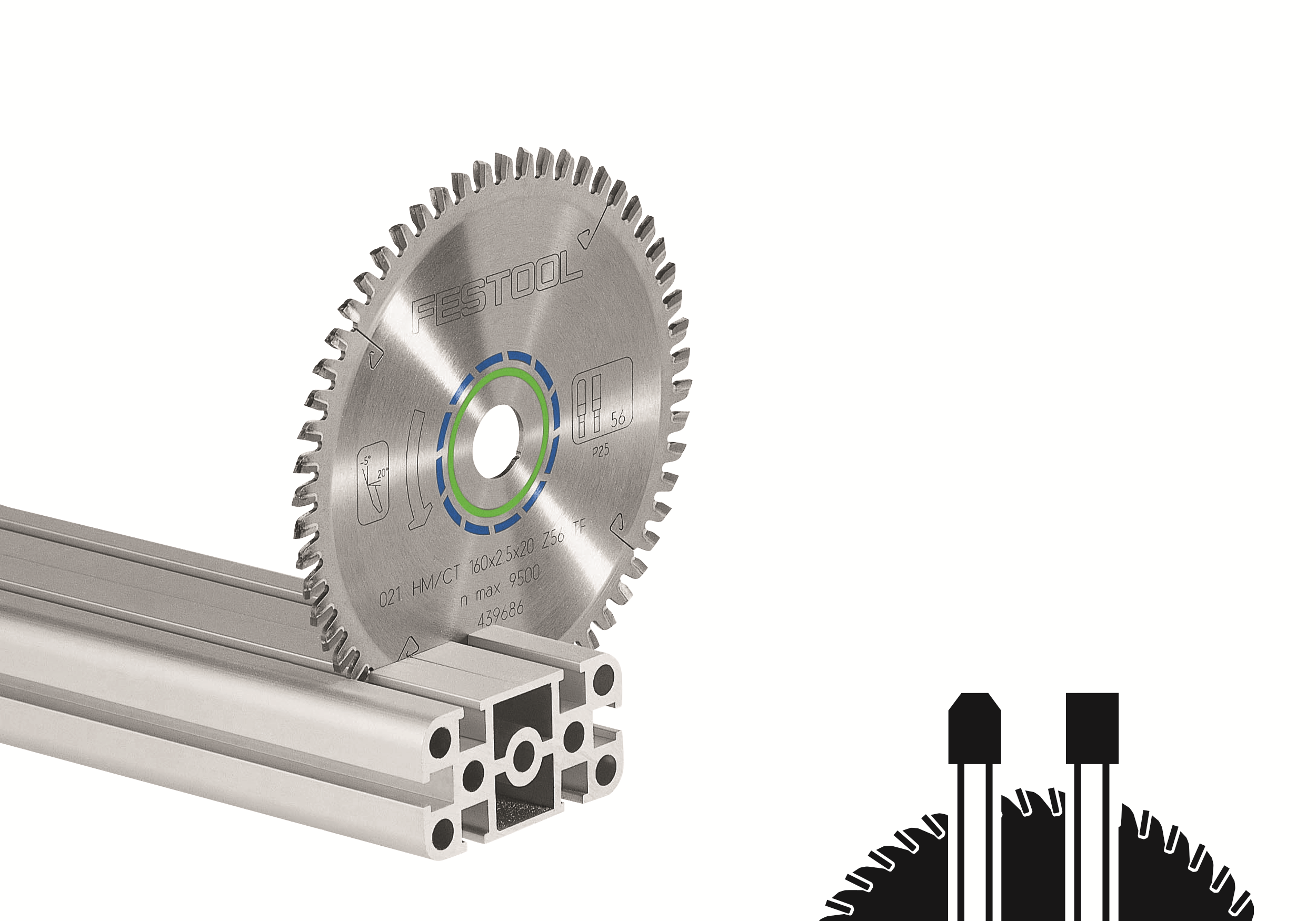 Disco de serra circular FESTOOL HW 260x2,4x30 TF68 (494607)