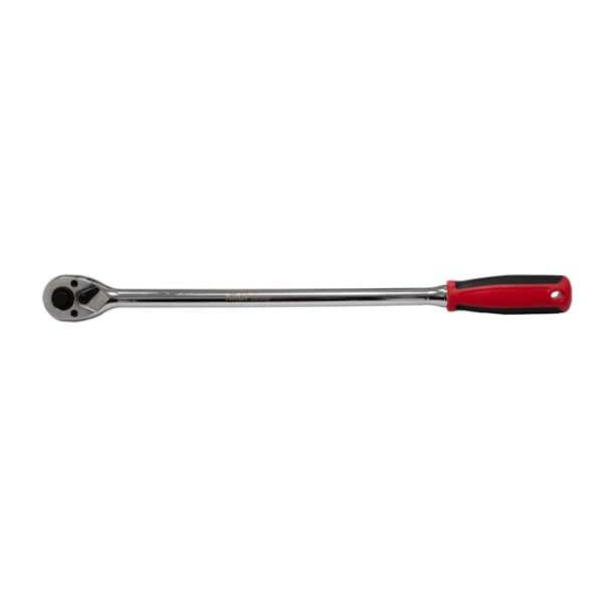 Roquete reversível 1/4" articulado longo 304mm Kroftools 12015