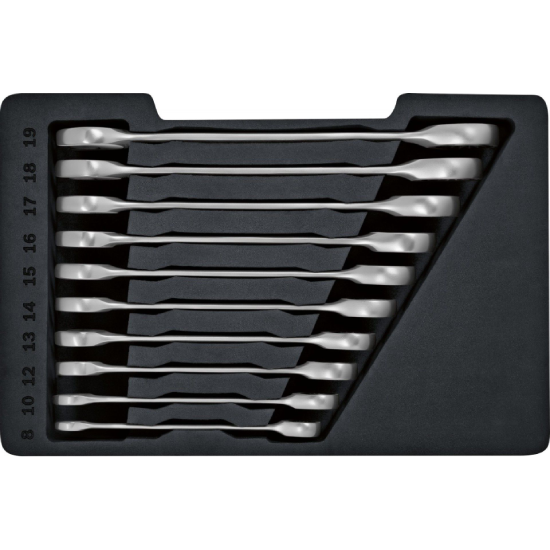 Kit chaves combinadas c/roquete 10pç 1600A02AU0 BOSCH