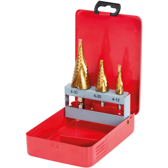 Jg. brocas escalonadas PTHSD101 3pçs 059.0068 MACFER