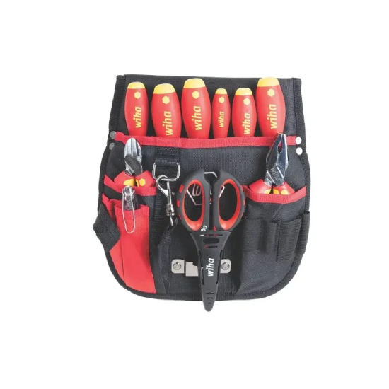 Conjunto de 10 peças de bolsa para ferramentas de eletricista Wiha 43988