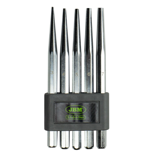 KIT DE 5 PUNÇÕES CONICOS 52049 JBM