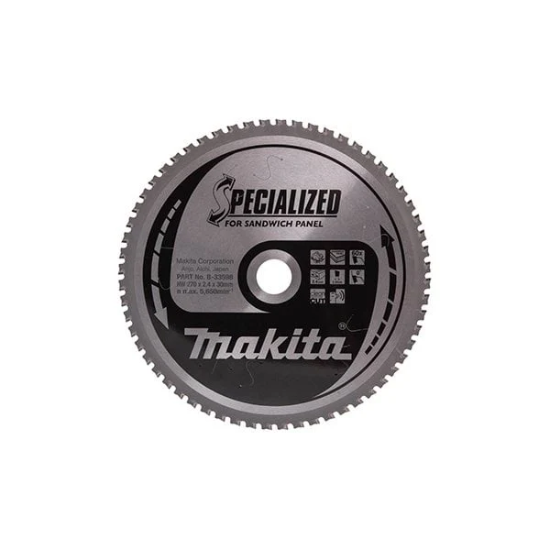 Disco HM 270x30mm 60 D P/Painel Sandwich Makita B-33598