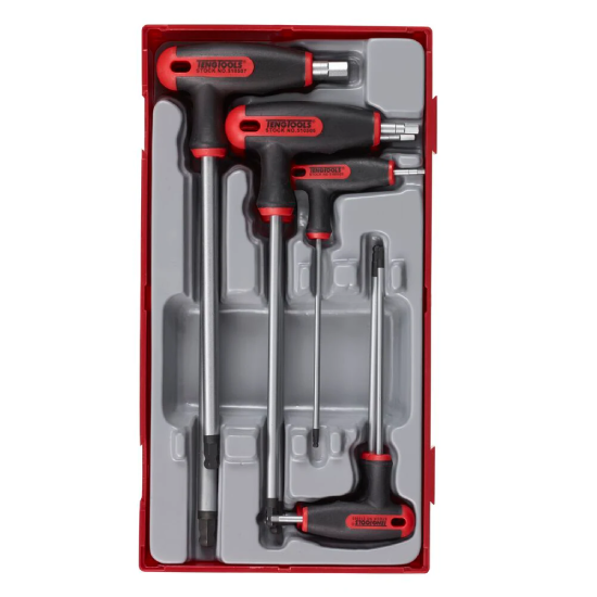 Jogo Chaves T Hexagonais / Esféricas Teng Tools TTHEX7