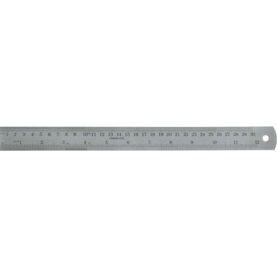 REGUA METRICA 300X25X1.0 INOX (65833) EGAMASTER