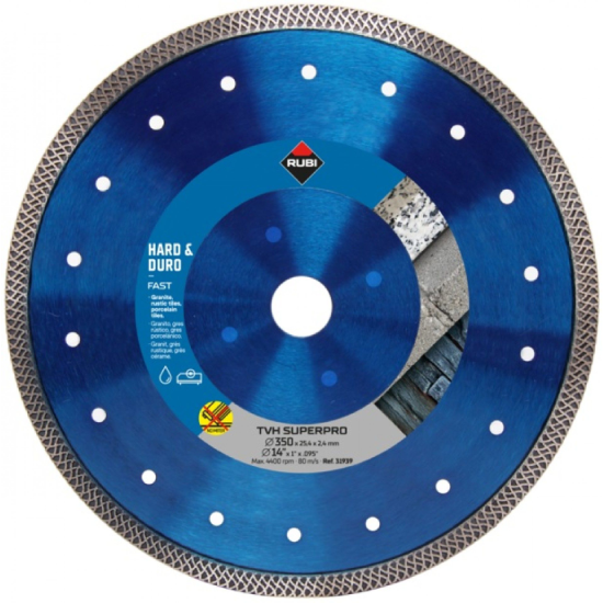 Discos Diamante TURBO VIPER-TVH 350mm Rubi 31939