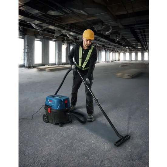 Bosch Professional Aspirador GAS 12-25 PL com Mangueira 3m,Tubos Extensão,Set para Chão,1 Filtro,5 Sacos Plástico