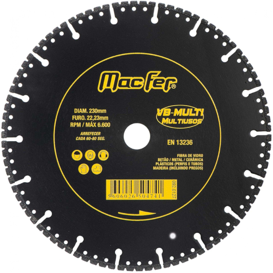 DISCO DIAMANTADO MULTIUSOS 115MM 092.0125