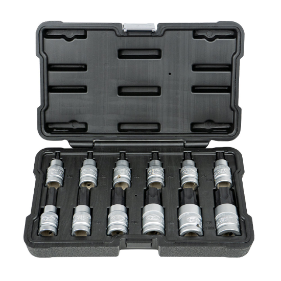 CONJUNTO DE 12 PONTAS TORX 1/2" 54154 JBM
