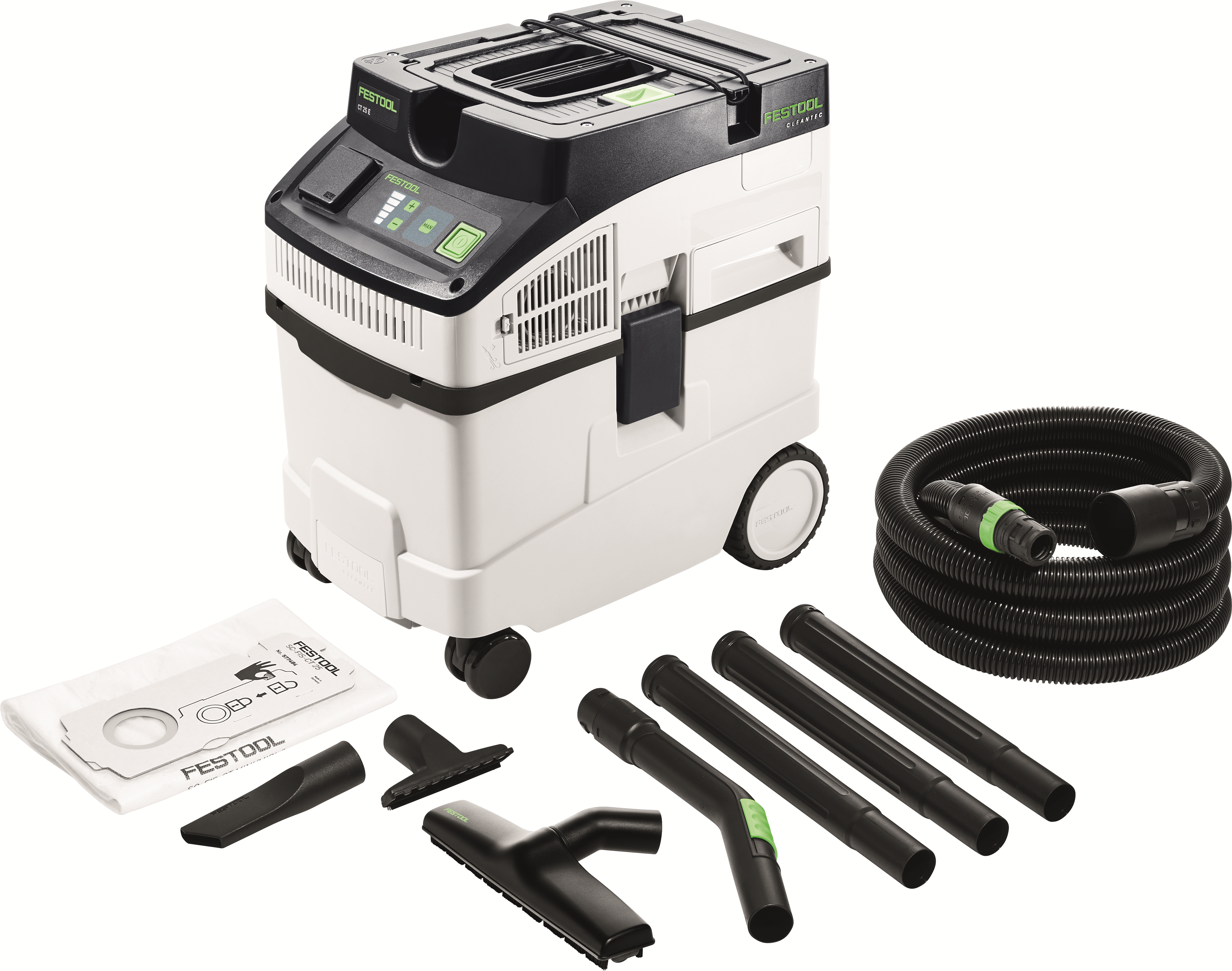 Aspirador profissional FESTOOL CLEANTEC CT 25 E-Set (577536)