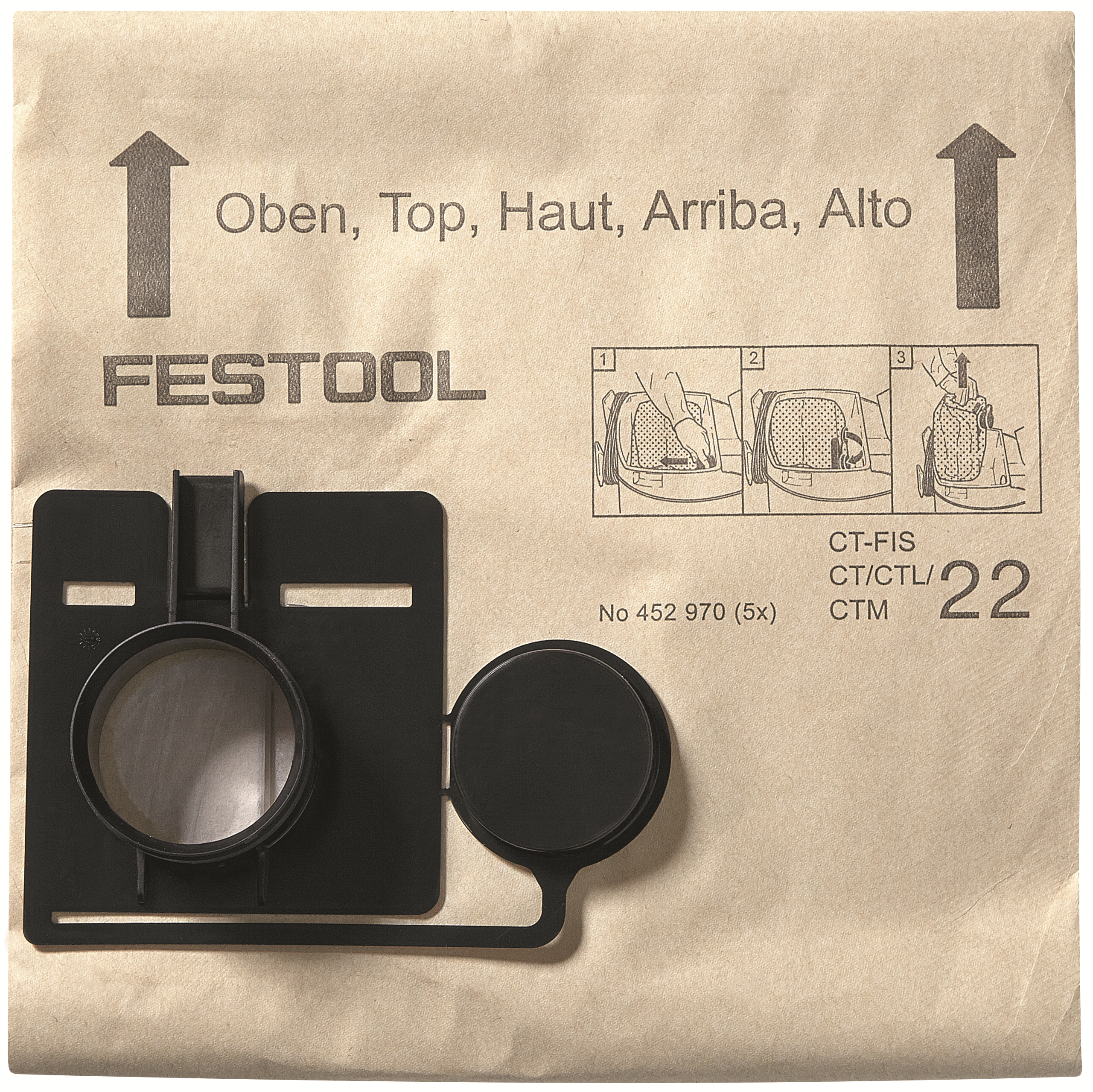 Saco de filtragem FESTOOL FIS-CT 22/5 (452970)