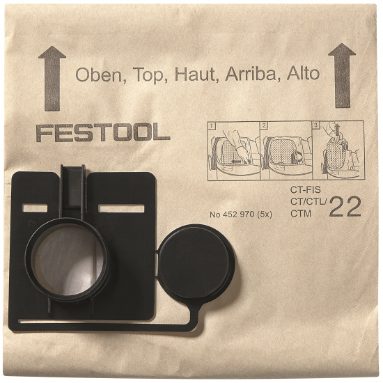 Saco de filtragem FESTOOL FIS-CT 22/5 (452970)