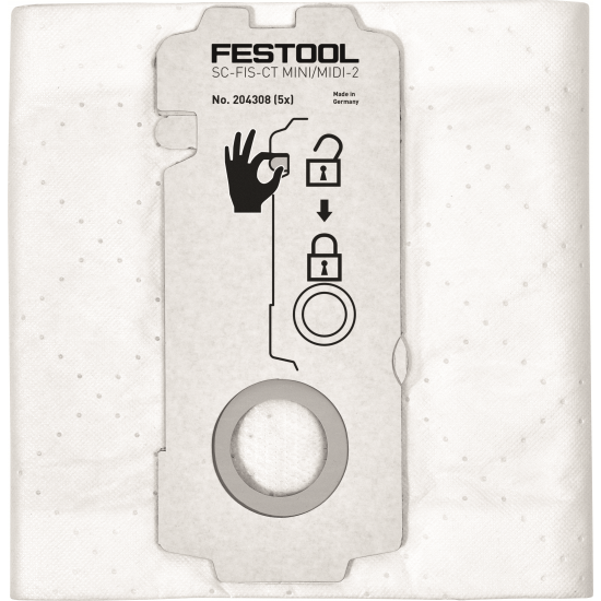 Saco de filtragem FESTOOL SELFCLEAN SC-FIS-CT MINI/MIDI-2/5/CT15 (204308)