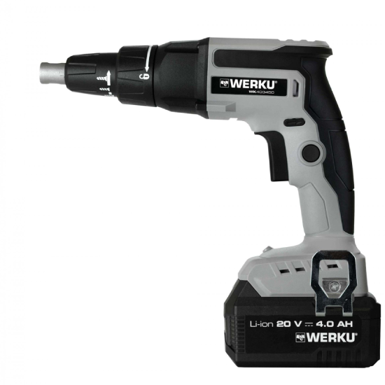 Aparafusadora pladur 6mm 20V (só máquina) WK403450 Werku