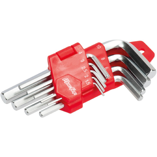 Jogo de chaves "L" sext. int  WLHR-146S 1,5~10mm 9pçs 037.0074 MACFER