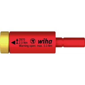 ADAPTADOR P/ BIT C/ TORQUE 2.0 NM 1000V WIHA